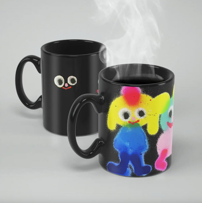 Fuzzy Friend Mug X Jon Burgerman