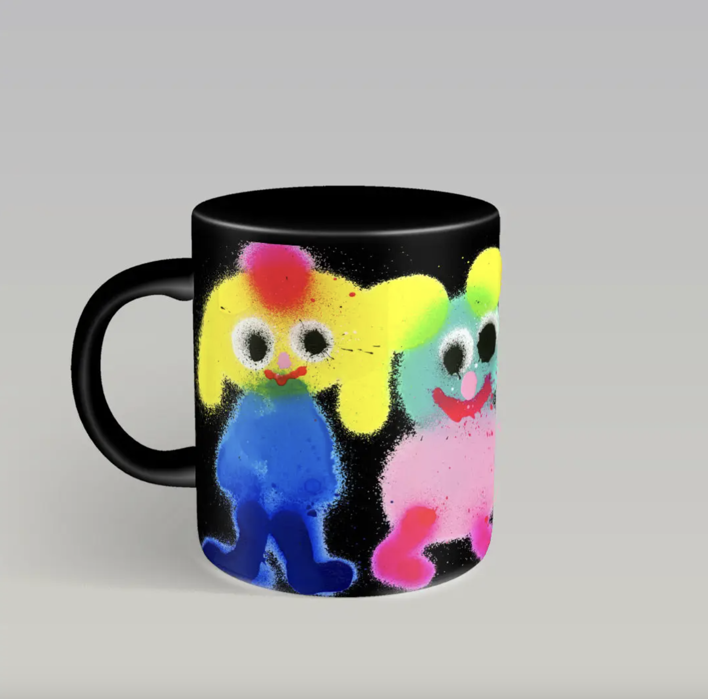 Fuzzy Friend Mug X Jon Burgerman